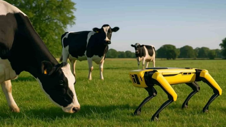 Científicos crean robots con IA ligera para supervisar ganado en China