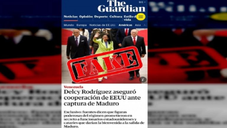 ¡Guerra mediática! Gobierno denuncia nuevo fake news de The Guardian que involucra a líderes revolucionarios