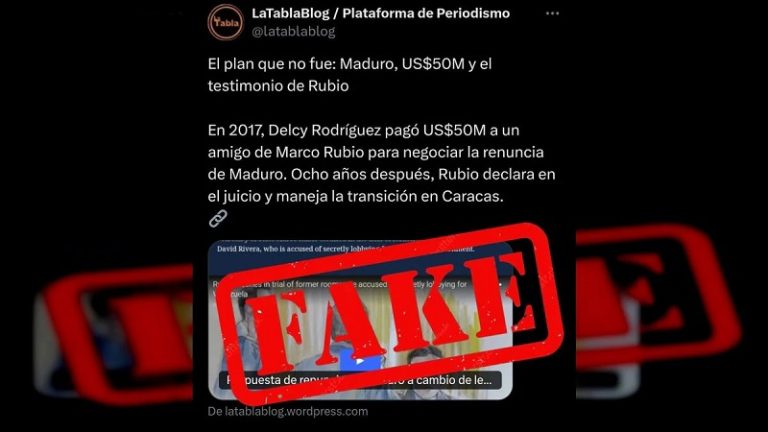 Gobierno Bolivariano desmiente nuevo fake sobre supuesto plan para “negociar” renuncia del presidente Maduro