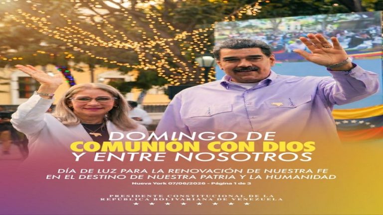Presidente Nicolás Maduro envía nuevo mensaje de esperanza y unidad al pueblo venezolano