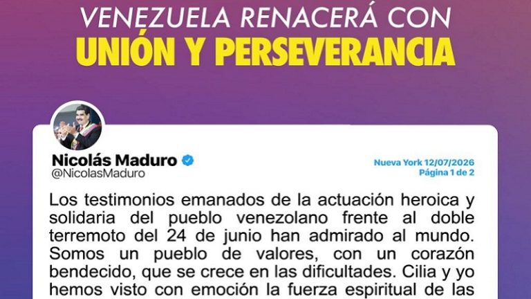 Presidente Nicolás Maduro exalta valores y valentía del pueblo venezolano ante las dificultades